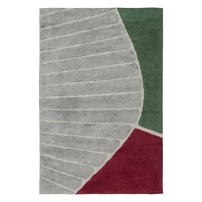 Ковер из хлопка с рисунком Tea plantation из коллекции Terra, 200х300 см