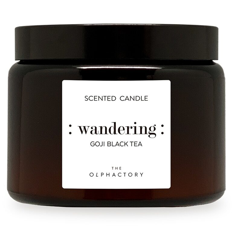 Свеча ароматическая The Olphactory, Wandering, Goji Black tea, 60 ч